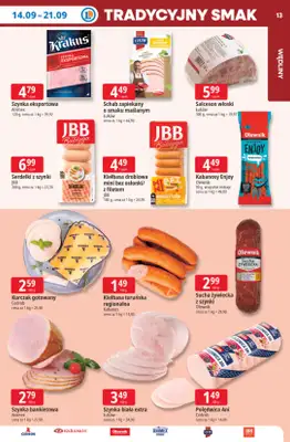 Leclerc - gazetka promocyjna Oferta E.Leclerc | Tanio to tu! od poniedziałku 14.09 do poniedziałku 21.09 - strona 13