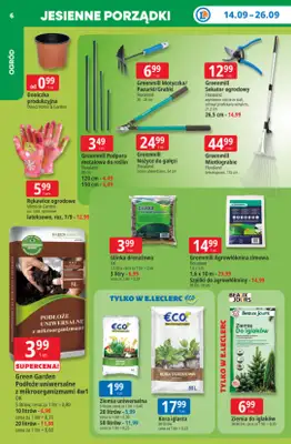 Leclerc - gazetka promocyjna Oferta E.Leclerc | Tanio to tu! od poniedziałku 14.09 do poniedziałku 21.09 - strona 6