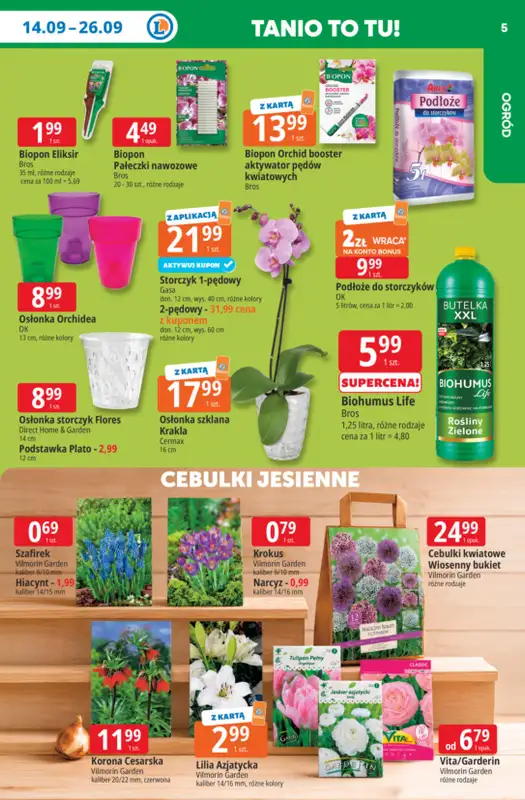 Leclerc - gazetka promocyjna Oferta E.Leclerc | Tanio to tu! od poniedziałku 14.09 do poniedziałku 21.09 - strona 5