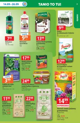 Leclerc - gazetka promocyjna Oferta E.Leclerc | Tanio to tu! od poniedziałku 14.09 do poniedziałku 21.09 - strona 7