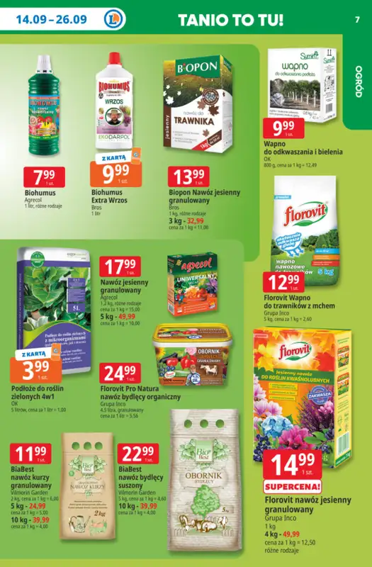 Leclerc - gazetka promocyjna Oferta E.Leclerc | Tanio to tu! od poniedziałku 14.09 do poniedziałku 21.09 - strona 7