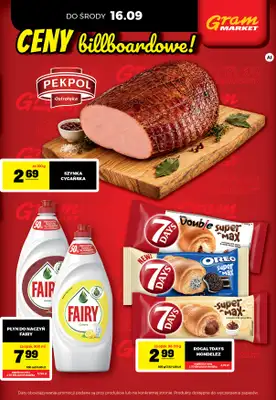 Gram Market - gazetka promocyjna Cały tydzień niskie ceny od piątku 11.09 do środy 16.09 - strona 3