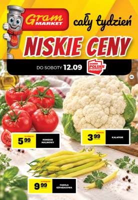 Gram Market - gazetka promocyjna Cały tydzień niskie ceny od piątku 11.09 do środy 16.09
