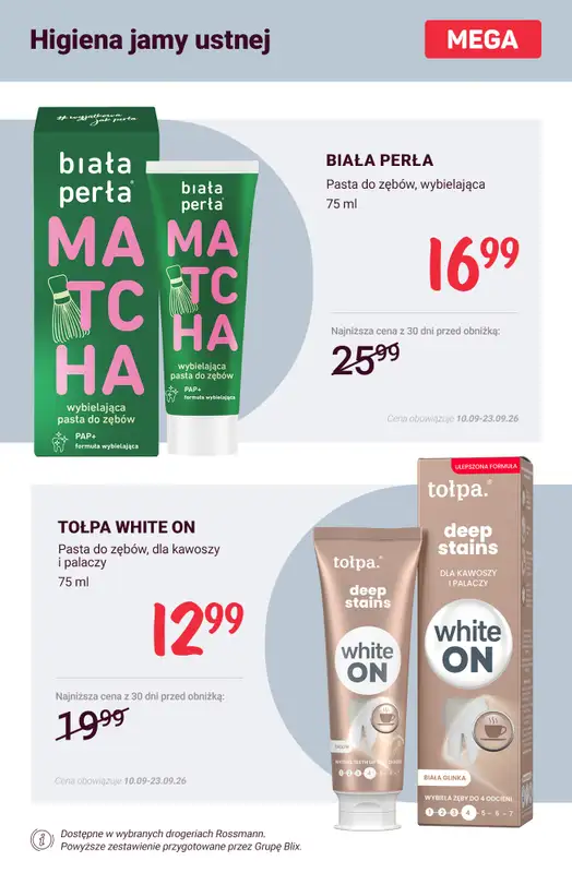 Rossmann - gazetka promocyjna Nowe MEGA promocje - od 10.09 od czwartku 10.09 do środy 23.09 - strona 10