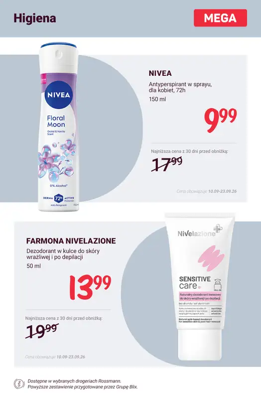 Rossmann - gazetka promocyjna Nowe MEGA promocje - od 10.09 od czwartku 10.09 do środy 23.09 - strona 6