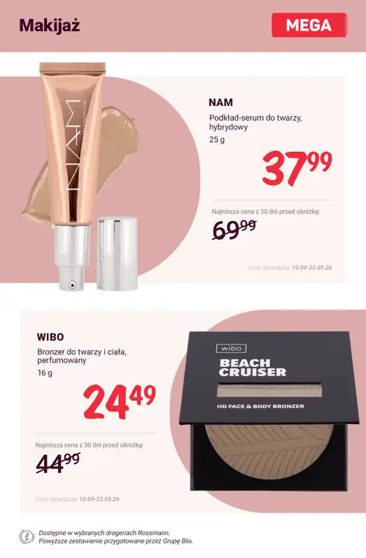 Rossmann - gazetka promocyjna Nowe MEGA promocje - od 10.09 od czwartku 10.09 do środy 23.09 - strona 3