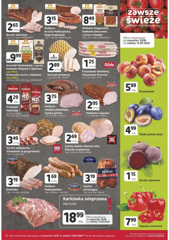 Marketvita - gazetka promocyjna Gazetka  do soboty 19.09 - strona 2