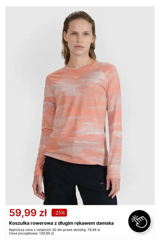 4F - gazetka promocyjna SALE: Odzież rowerowa od czwartku 10.09  - strona 8