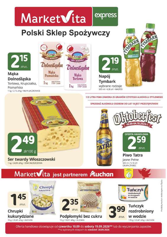 Marketvita - gazetka promocyjna Gazetka Express  do soboty 19.09