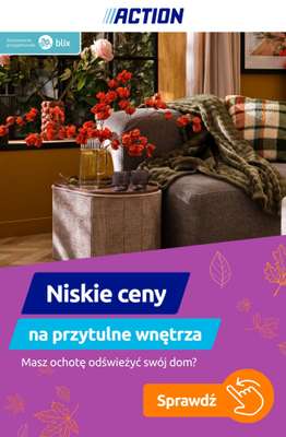 Action - gazetka promocyjna Niskie ceny na przytulne wnętrza! od piątku 11.09 do wtorku 15.09