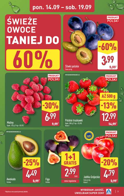 Aldi - gazetka promocyjna Pełny katalog! od poniedziałku 14.09 do soboty 19.09 - strona 3