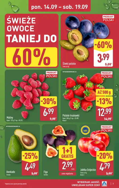 Aldi - gazetka promocyjna Pełny katalog! od poniedziałku 14.09 do soboty 19.09 - strona 3