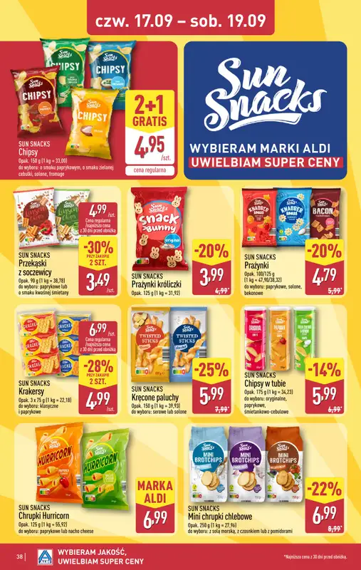 Aldi - gazetka promocyjna Pełny katalog! od poniedziałku 14.09 do soboty 19.09 - strona 38