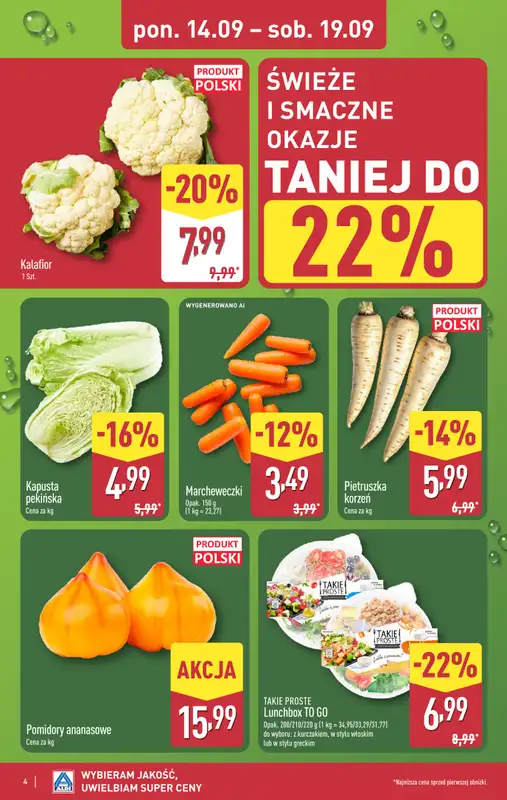 Aldi - gazetka promocyjna Pełny katalog! od poniedziałku 14.09 do soboty 19.09 - strona 4