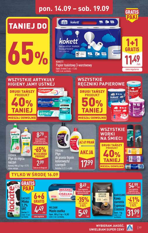 Aldi - gazetka promocyjna Pełny katalog! od poniedziałku 14.09 do soboty 19.09 - strona 17