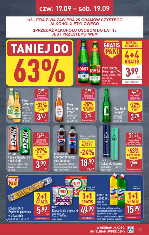 Aldi - gazetka promocyjna Pełny katalog! od poniedziałku 14.09 do soboty 19.09 - strona 37