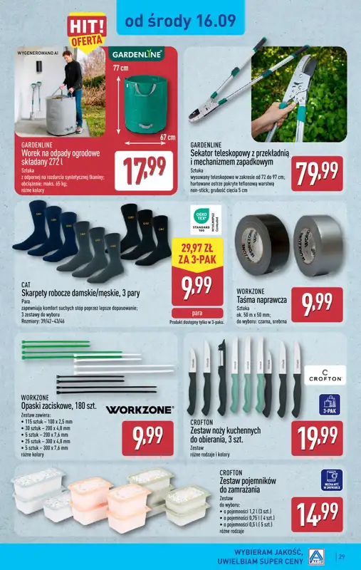 Aldi - gazetka promocyjna Pełny katalog! od poniedziałku 14.09 do soboty 19.09 - strona 29