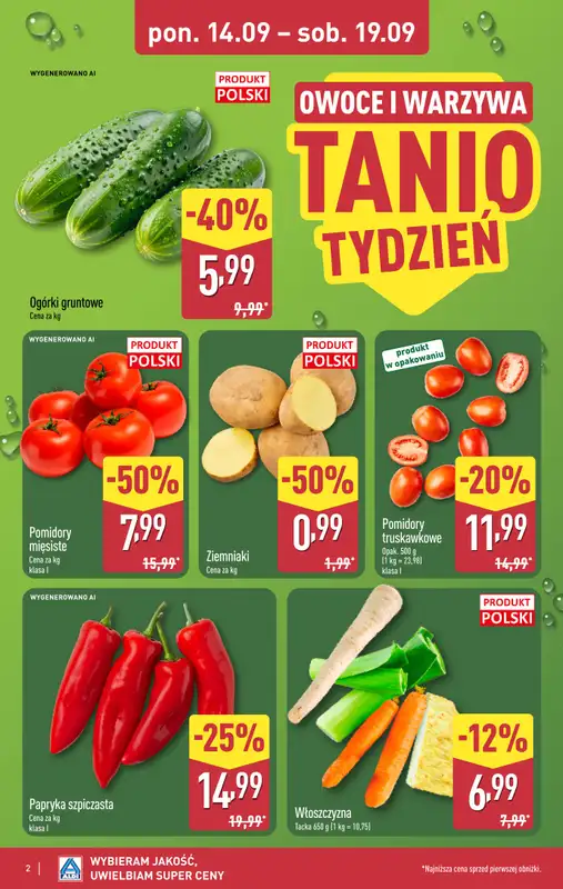 Aldi - gazetka promocyjna Pełny katalog! od poniedziałku 14.09 do soboty 19.09 - strona 2