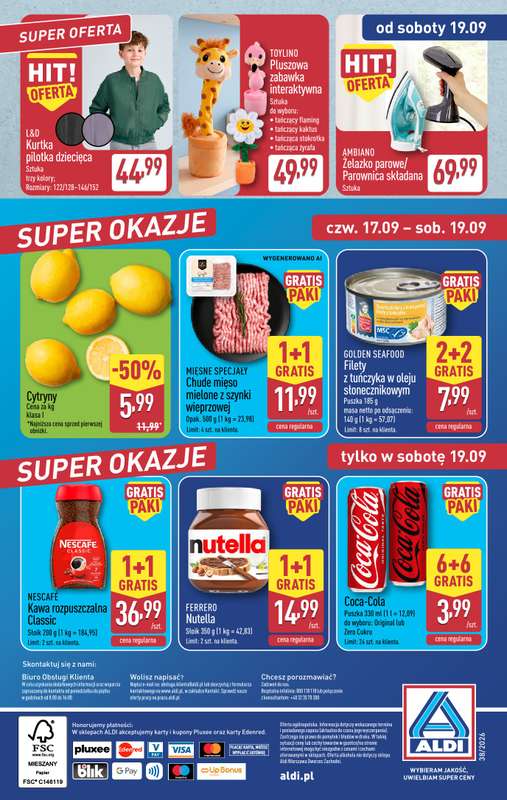 Aldi - gazetka promocyjna Pełny katalog! od poniedziałku 14.09 do soboty 19.09 - strona 49
