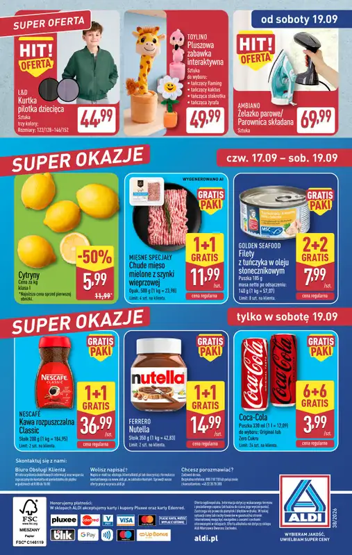 Aldi - gazetka promocyjna Pełny katalog! od poniedziałku 14.09 do soboty 19.09 - strona 49