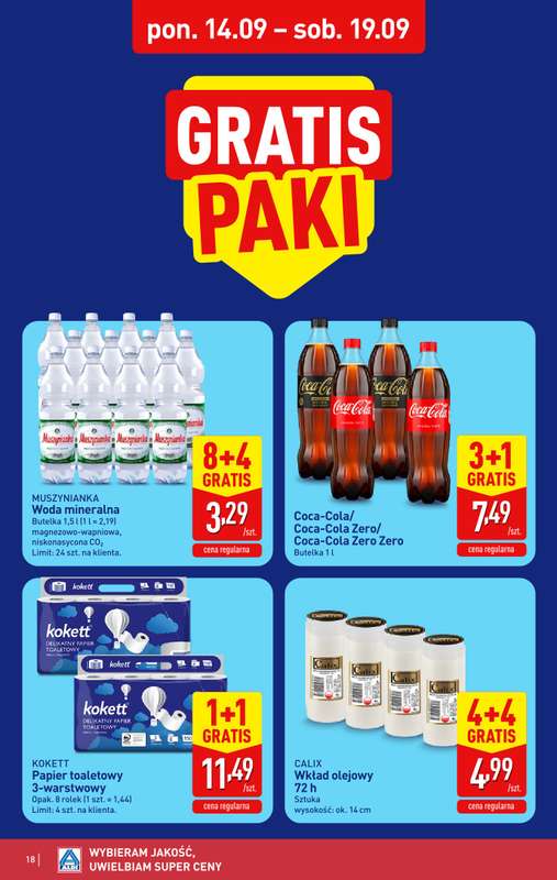 Aldi - gazetka promocyjna Pełny katalog! od poniedziałku 14.09 do soboty 19.09 - strona 18