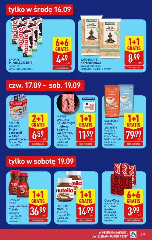 Aldi - gazetka promocyjna Pełny katalog! od poniedziałku 14.09 do soboty 19.09 - strona 19
