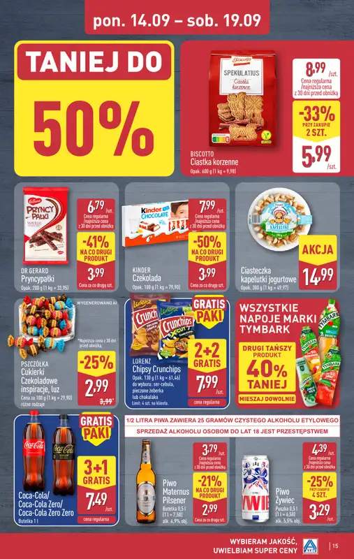 Aldi - gazetka promocyjna Pełny katalog! od poniedziałku 14.09 do soboty 19.09 - strona 15
