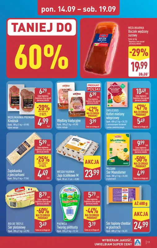 Aldi - gazetka promocyjna Pełny katalog! od poniedziałku 14.09 do soboty 19.09 - strona 11