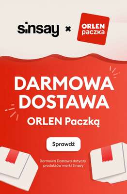 Sinsay - gazetka promocyjna Darmowa Dostawa ORLEN Paczką na produkty marki Sinsay od czwartku 10.09 do poniedziałku 14.09