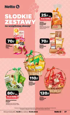 Netto - gazetka promocyjna Gazetka spożywcza od poniedziałku 14.09 do soboty 19.09 - strona 27