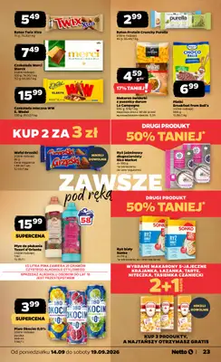 Netto - gazetka promocyjna Gazetka spożywcza od poniedziałku 14.09 do soboty 19.09 - strona 23