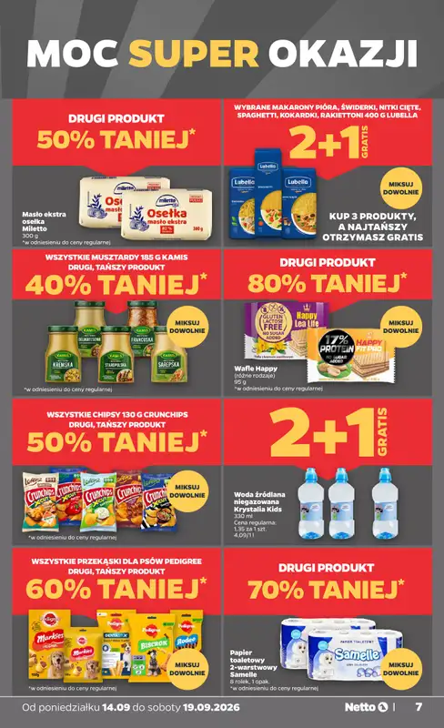 Netto - gazetka promocyjna Gazetka spożywcza od poniedziałku 14.09 do soboty 19.09 - strona 7