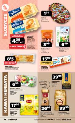 Netto - gazetka promocyjna Gazetka spożywcza od poniedziałku 14.09 do soboty 19.09 - strona 28
