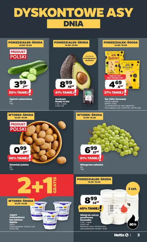 Netto - gazetka promocyjna Gazetka spożywcza   - strona 3