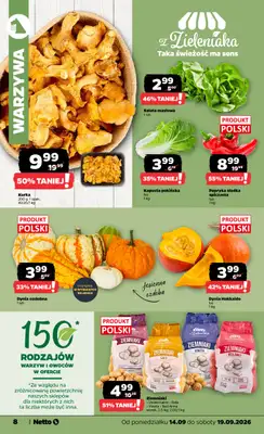 Netto - gazetka promocyjna Gazetka spożywcza od poniedziałku 14.09 do soboty 19.09 - strona 8