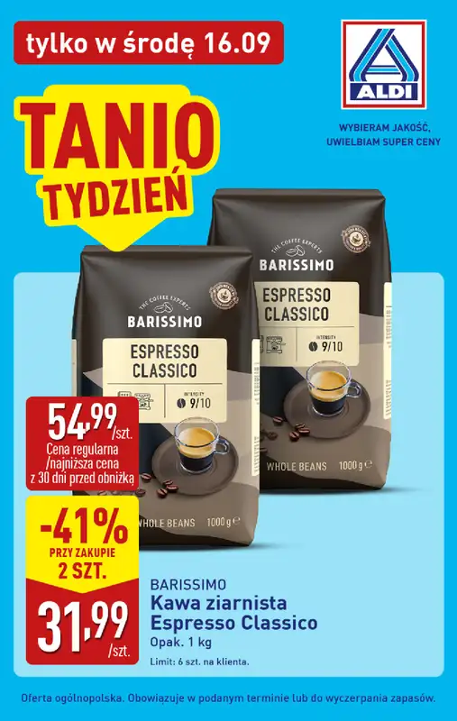 Aldi - gazetka promocyjna Tak tanio w Aldi! od środy 16.09 do środy 16.09 - strona 4