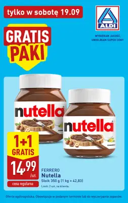 Aldi - gazetka promocyjna Najlepsze oferty na sobotę w Aldi! od soboty 19.09 do soboty 19.09 - strona 3