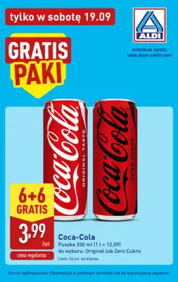 Aldi - gazetka promocyjna Najlepsze oferty na sobotę w Aldi! od soboty 19.09 do soboty 19.09 - strona 4
