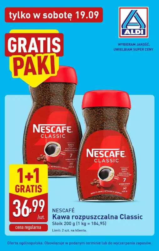 Aldi - gazetka promocyjna Najlepsze oferty na sobotę w Aldi! od soboty 19.09 do soboty 19.09 - strona 2
