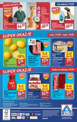 Aldi - gazetka promocyjna Weekend super cen w Aldi! od czwartku 17.09 do soboty 19.09 - strona 16