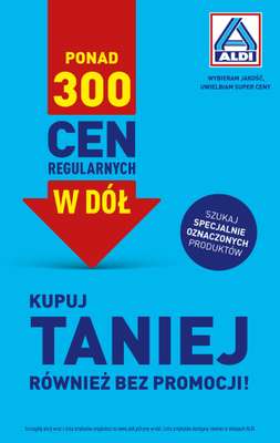 Aldi - gazetka promocyjna Stała obniżka cen! od poniedziałku 14.09 do soboty 10.10