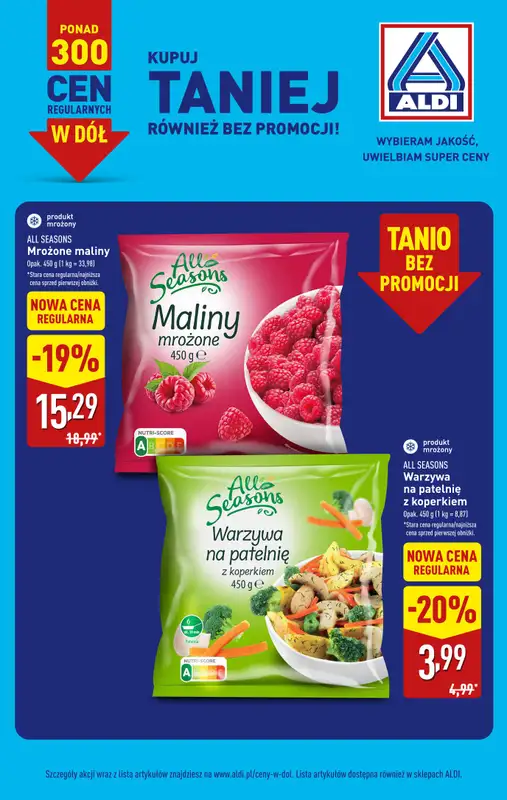 Aldi - gazetka promocyjna Stała obniżka cen! od poniedziałku 14.09 do soboty 10.10 - strona 14