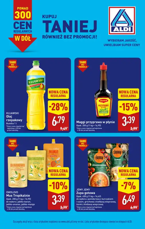 Aldi - gazetka promocyjna Stała obniżka cen! od poniedziałku 14.09 do soboty 10.10 - strona 5