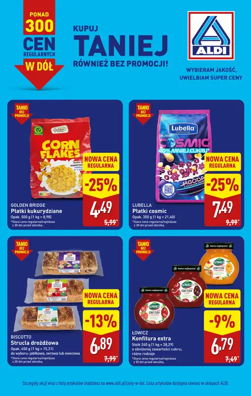 Aldi - gazetka promocyjna Stała obniżka cen! od poniedziałku 14.09 do soboty 10.10 - strona 9