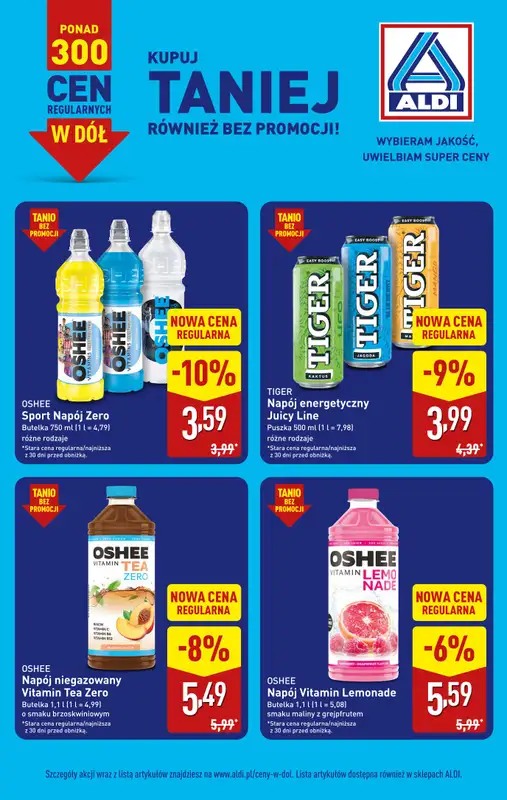 Aldi - gazetka promocyjna Stała obniżka cen! od poniedziałku 14.09 do soboty 10.10 - strona 13
