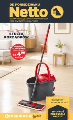 Netto - gazetka promocyjna Inspiracje tygodnia Strefa porządków od poniedziałku 14.09 do soboty 19.09
