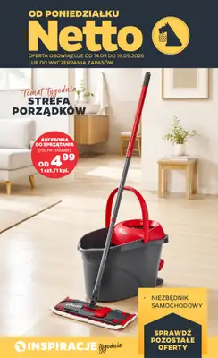 Netto - gazetka promocyjna Inspiracje tygodnia Strefa porządków od poniedziałku 14.09 do soboty 19.09