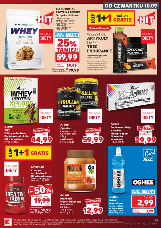 Kaufland - gazetka promocyjna Gazetka Tygodnia od czwartku 10.09 do środy 16.09 - strona 49