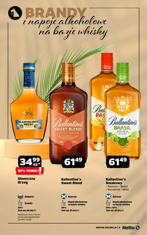 Netto - gazetka promocyjna Mocna Kolekcja - Alkohole Mocne od poniedziałku 14.09 do soboty 26.09 - strona 5