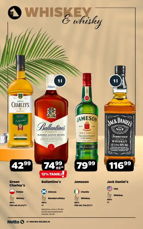 Netto - gazetka promocyjna Mocna Kolekcja - Alkohole Mocne od poniedziałku 14.09 do soboty 26.09 - strona 6